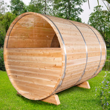 Dundalk Leisurecraft CT Wood Burning Serenity MP Barrel Sauna 4 Person | CTC2245MPW