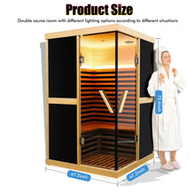 Hemlock V-shaped Two Person Far Infrared Sauna Room | D0102HRL552