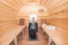 Dundalk LeisureCraft CT Wood Burning Elation Barrel Sauna 4 Person | CTC2424W