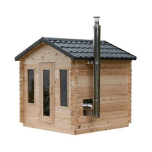 Dundalk LeisureCraft CT Wood Burning Georgian Cabin Sauna 6 Person | CTC88W