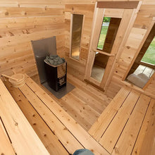 Dundalk LeisureCraft CT Electric Heated Georgian Cabin Sauna with Changeroom 6 Person | CTC88CE