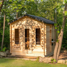 Dundalk LeisureCraft CT Electric Heated Georgian Cabin Sauna with Changeroom 6 Person | CTC88CE