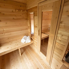 Dundalk LeisureCraft CT Electric Heated Georgian Cabin Sauna with Changeroom 6 Person | CTC88CE