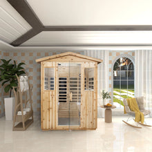 Old Fir Wood Far Infrared Outdoor Sauna Room For 3 To 4 Person | D0102XFJIN8