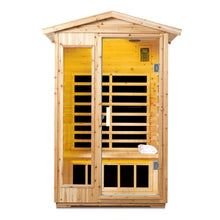 Old Fir Wood Far Infrared Outdoor Sauna Room For 2 Person | D0102XFJ9J8