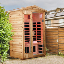 Old Fir Wood Far Infrared Outdoor Sauna Room For 2 Person | D0102XFJ9J8