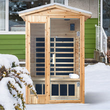 Old Fir Wood Far Infrared Outdoor Sauna Room For 2 Person | D0102XFJ9J8