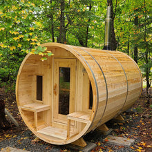 Dundalk Leisurecraft CT Wood Burning Tranquility MP Barrel Sauna 6 Person | CTC2345MPW