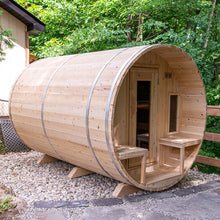Dundalk Leisurecraft CT Wood Burning Tranquility MP Barrel Sauna 6 Person | CTC2345MPW