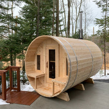Dundalk Leisurecraft CT Electric Heated Tranquility Barrel Sauna 6 Person | CTC2345E