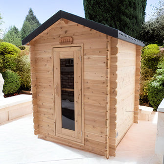 Dundalk Leisurecraft CT Electric Heated Granby Cabin Sauna 2-3 Person | CTC66E