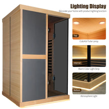 Hemlock V-shaped Two Person Far Infrared Sauna Room | D0102HRL552