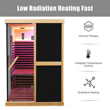 Hemlock V-shaped Two Person Far Infrared Sauna Room | D0102HRL552