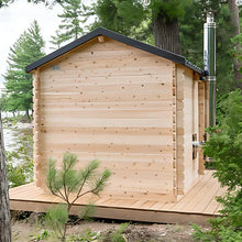 Dundalk LeisureCraft CT Electric Heated Georgian Cabin Sauna with Changeroom 6 Person | CTC88CE