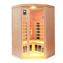 Hemlock Pentagonal Two Person Indoor Far Infrared Sauna Room | D0102HEIRBT